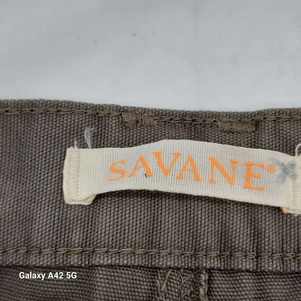 Savane Mens Hiking Shorts Brown Size 42 Cargo Pockets UPF 30 SWBS7083ZZ‎